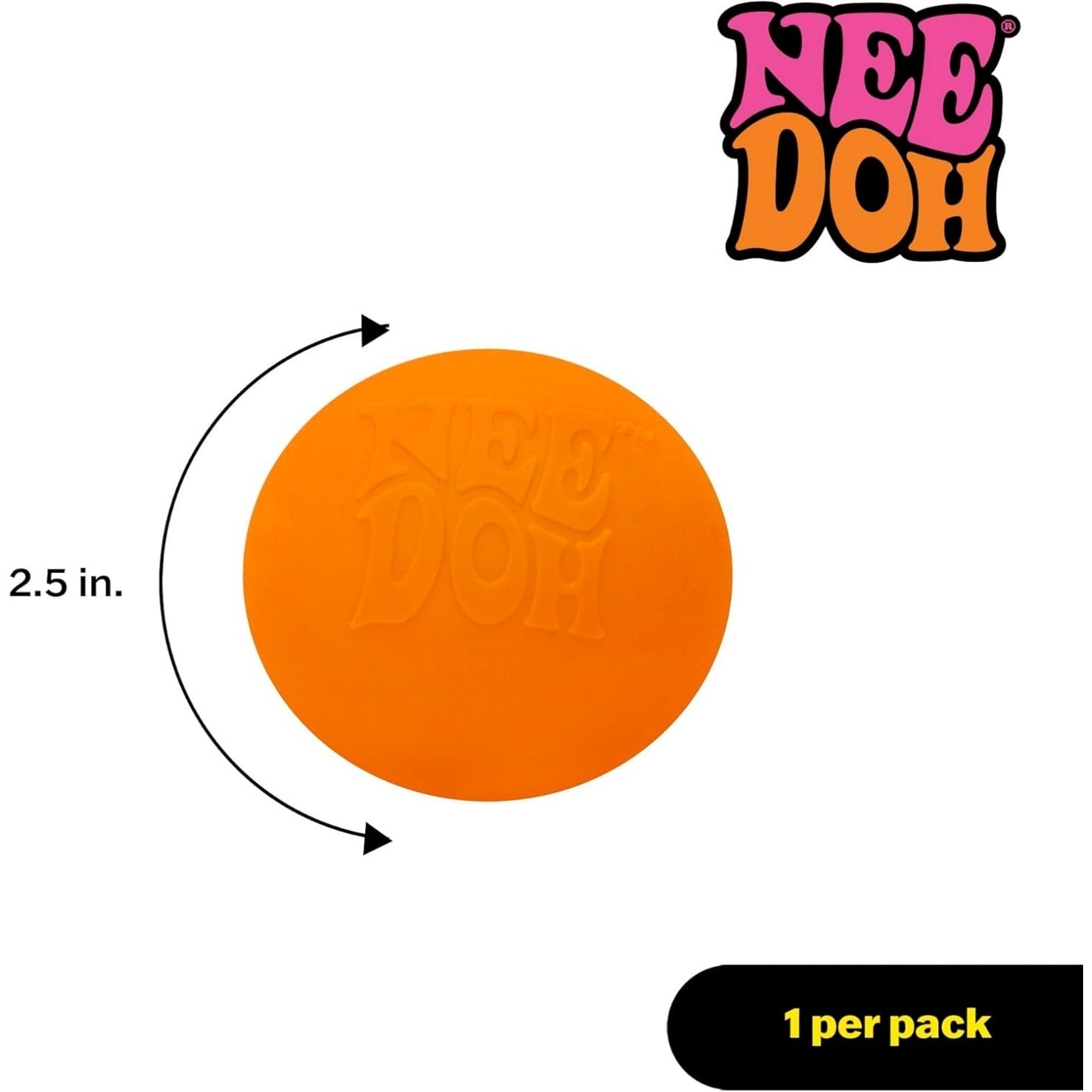 NeeDoh Original Sensory Ball – Orange